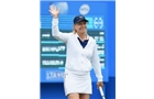 BIRMINGHAM, ENGLAND - JUNE 15:  Martina Navratilova of the United States takes part in an exhibition match during Day Seven of the Aegon Classic at Edgbaston Priory Club on June 15, 2014 in Birmingham, England.  (Photo by Tom Dulat/Getty Images)